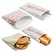 300-Pcs Disposable Foil and Paper Hot Dog Holders and Hamburger Wrappers Combination Pack, Grease-Resistant Food Bags to Keep Food Hot for Party, Event (3 Designs)